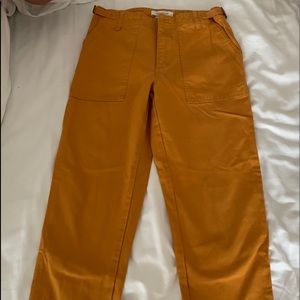 Men’s Urban Outfitters Orange Cargo Pant